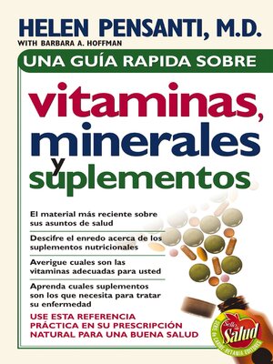 Una guía rápida de vitaminas, minerales y suplementos - ebook